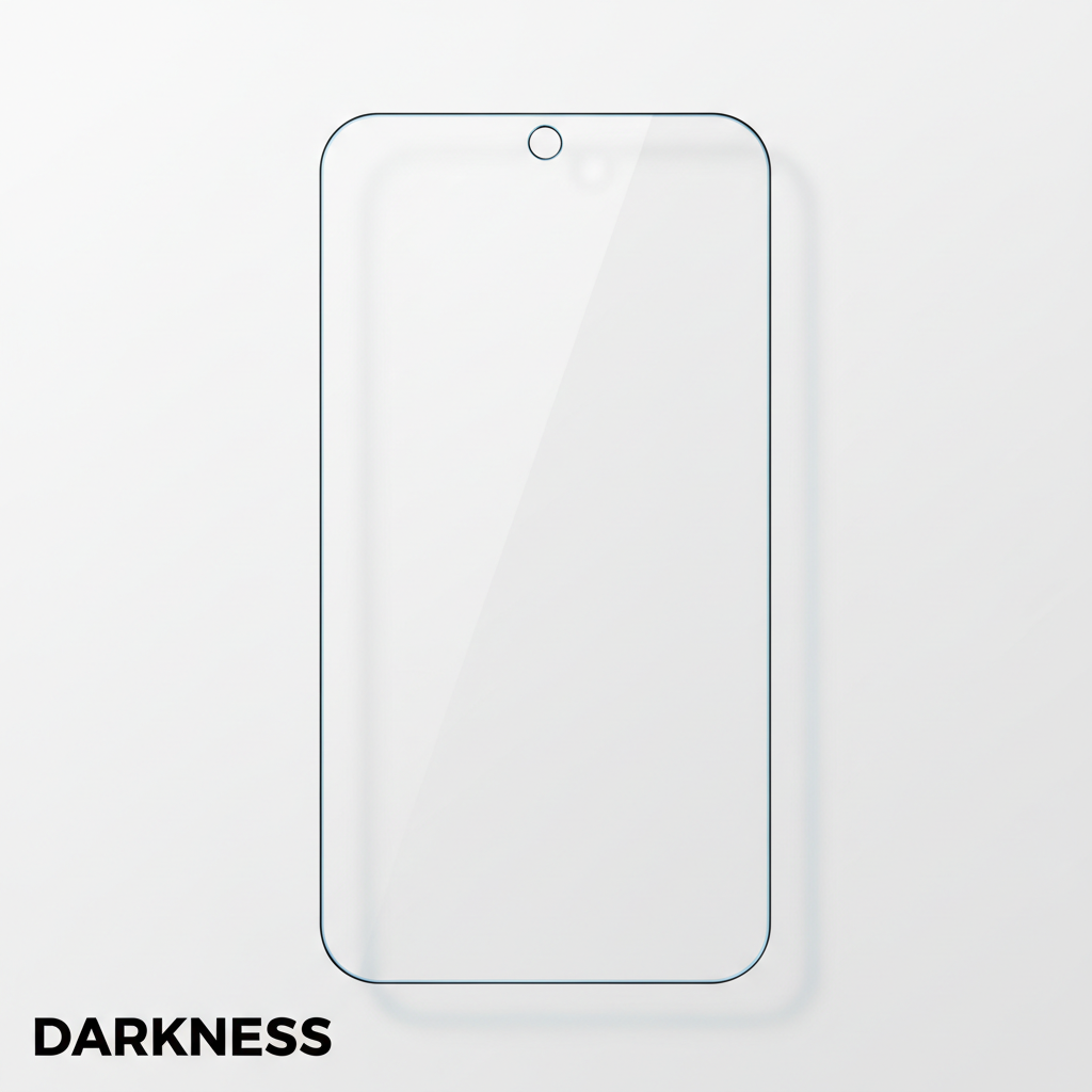 Premium iPhone Temperli Cam Ekran Koruyucu - DARKNESS